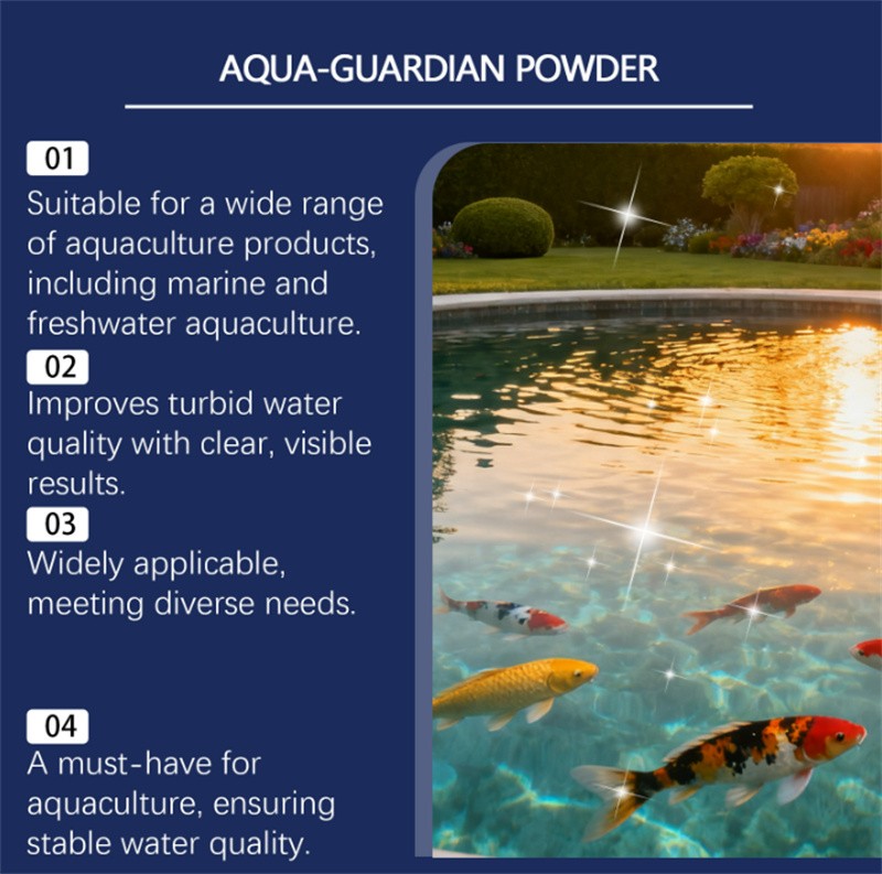 Water Clarifier Aquaculture Water Purifying Treatment Powder Pro Formula 100g