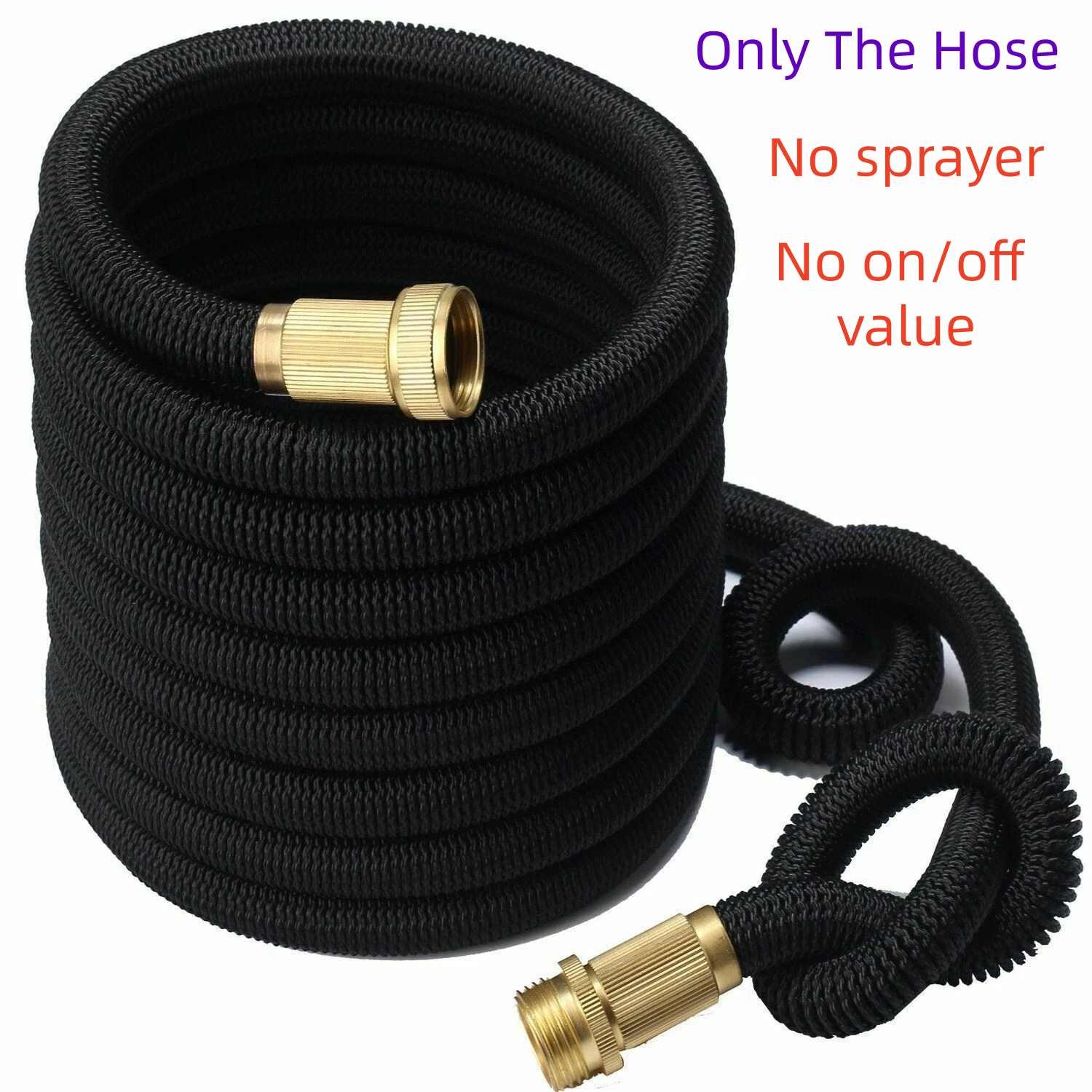 Lightweight Outdoor 3X Expandable Flexible Garden Water Hose 25/50/75/100/150ft