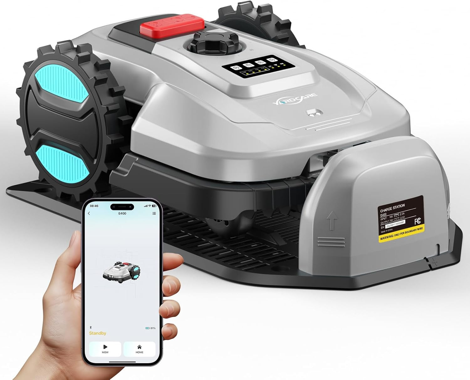 Smart Robot Lawn Mower – App Controlled, Auto-Charging & Obstacle Detection