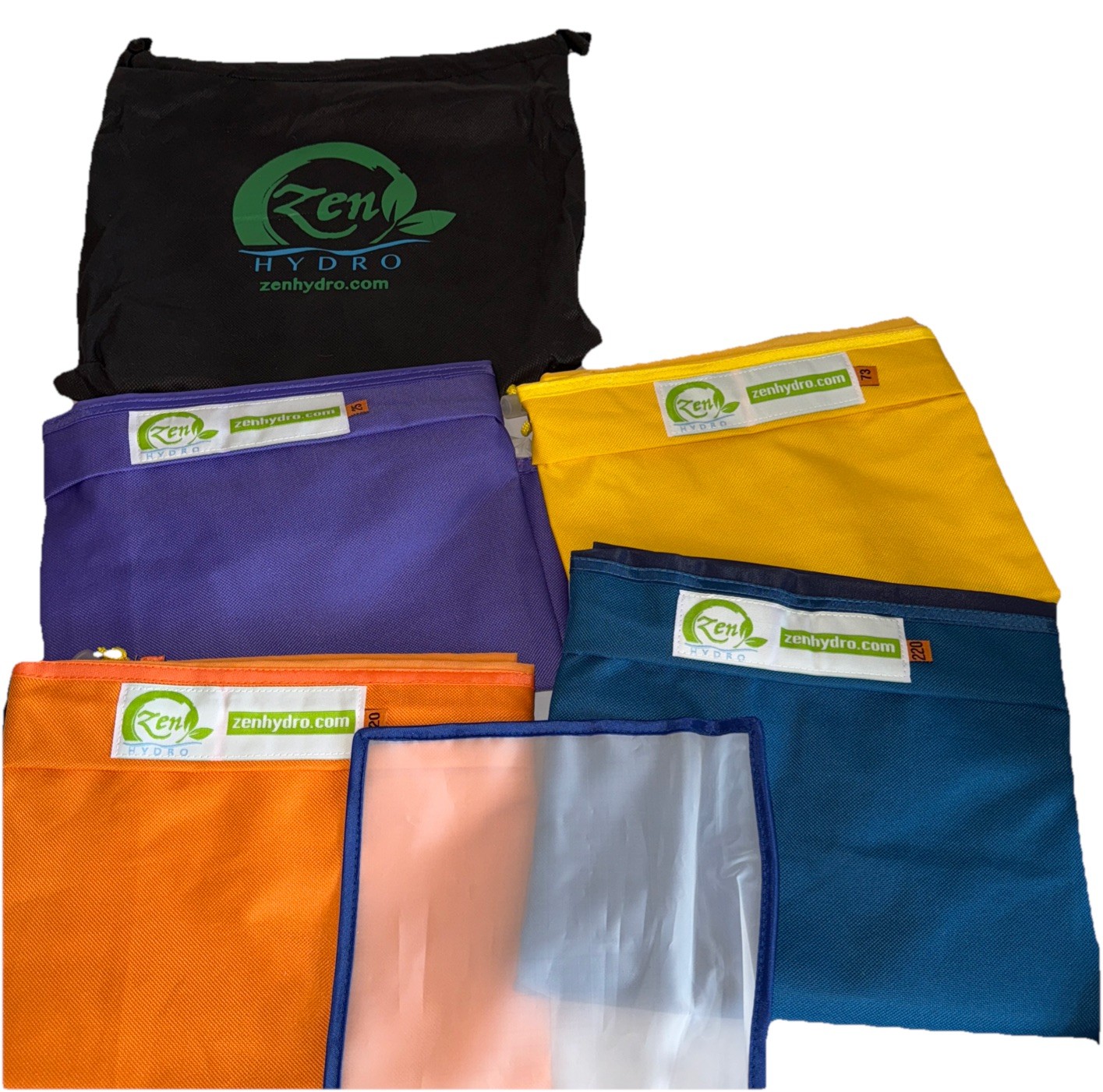 Original Zen Hydro Hash Oil Bubble 4 Extraction Bags With Square Pressing Screen