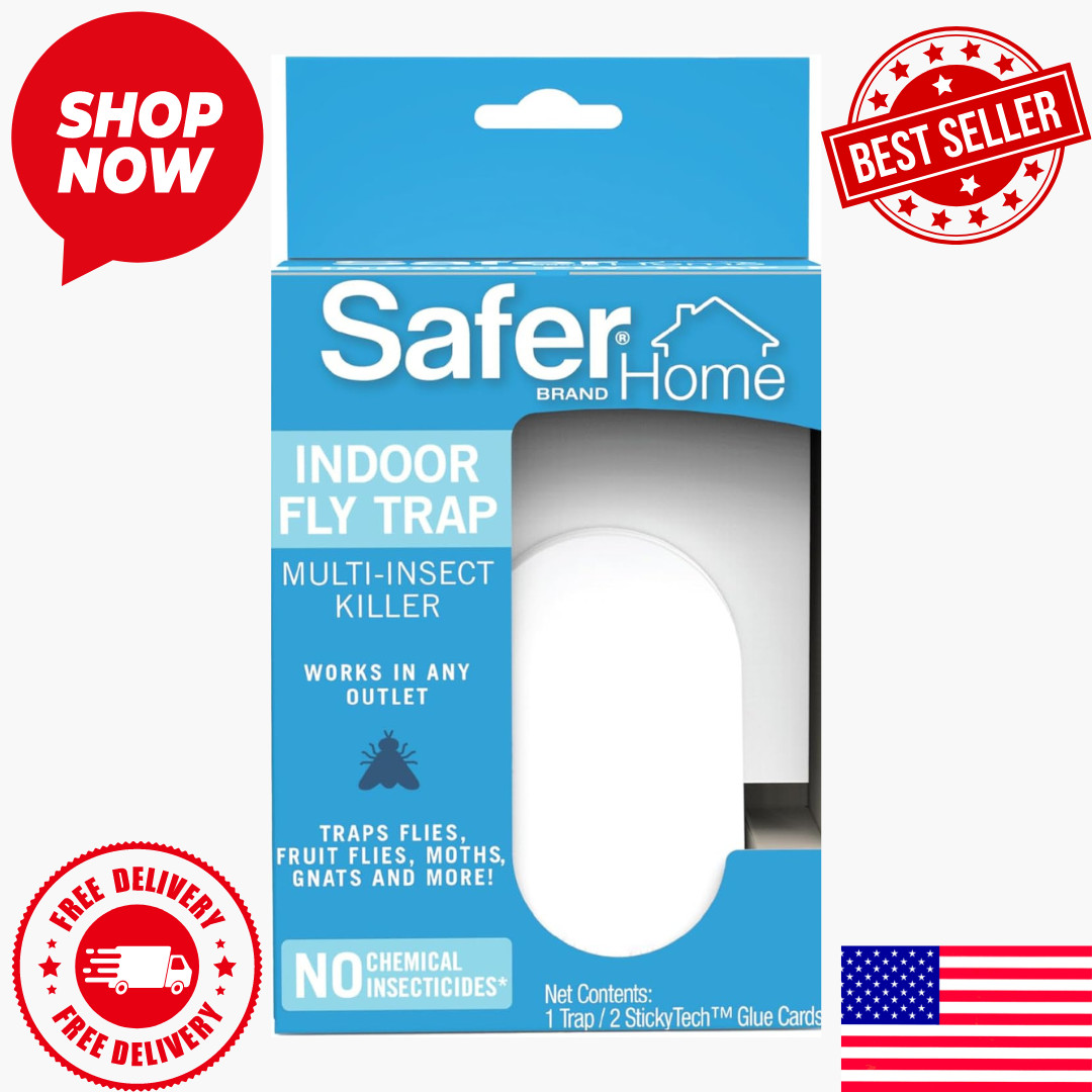 *Safer Home SH502 Indoor Plug-In Fly Trap for Flying Insects:Flies, Fruit Flies*