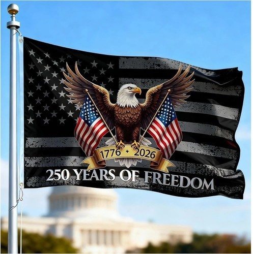 250 America Flag, 3X5 Ft, USA 250Th Anniversary Patriotic Design,1776-2026 100D