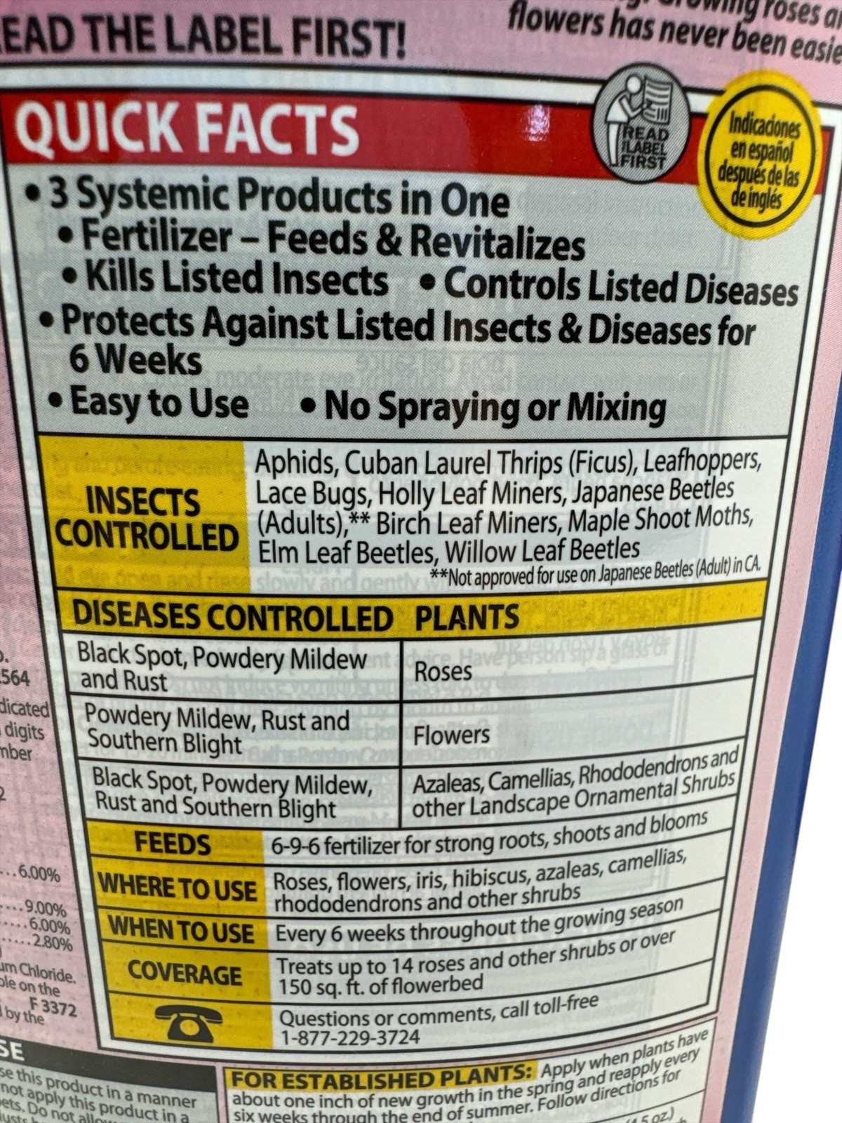 BIOADVANCED 4 Lb All-In-One Rose and Flower Care Granules Lot of 2 New