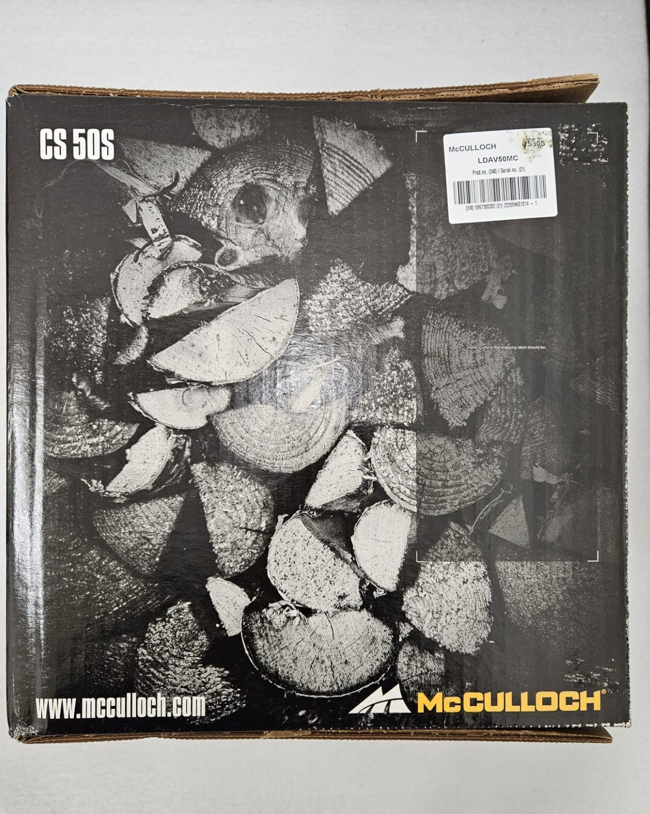 Brand new McCulloch CS 50S 15″ Gas Powered Chainsaw Two Stroke Soft Start 50cc