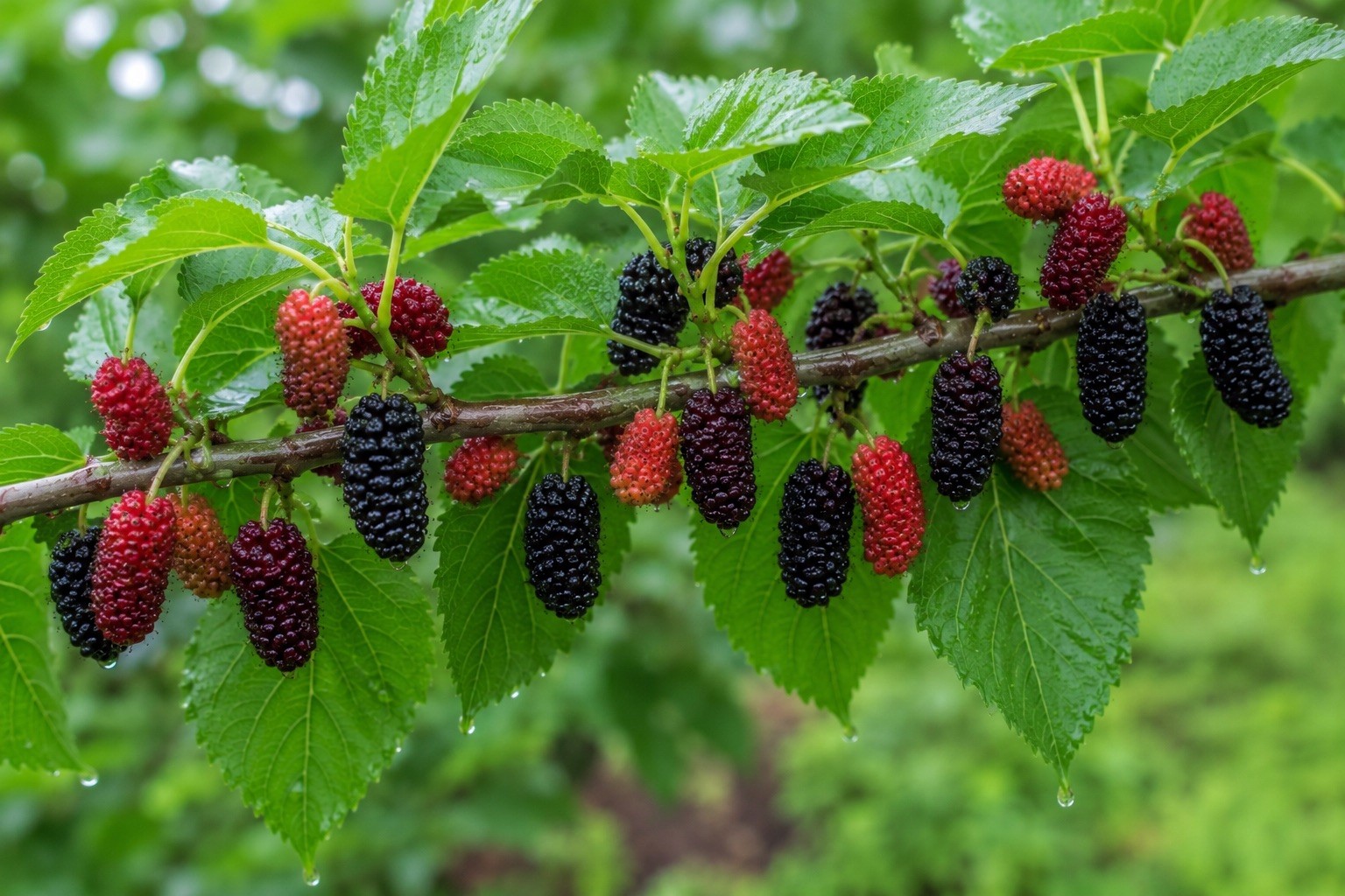 25 Dwarf Mulberry Tree Seeds – Produces excellent sweet tasting MULBERRIES! RARE