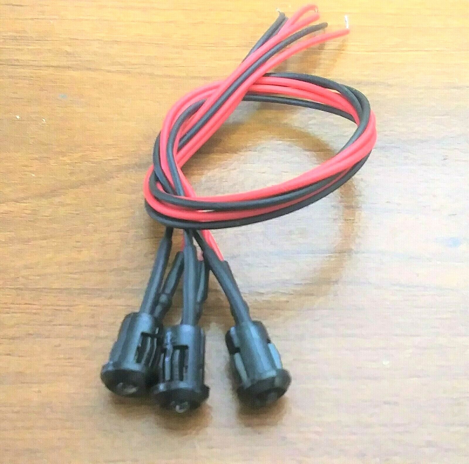 3 Super Bright BBT 12 volt Blue LED 1/4″ Mini Snap-In Landscape Courtesy Lights