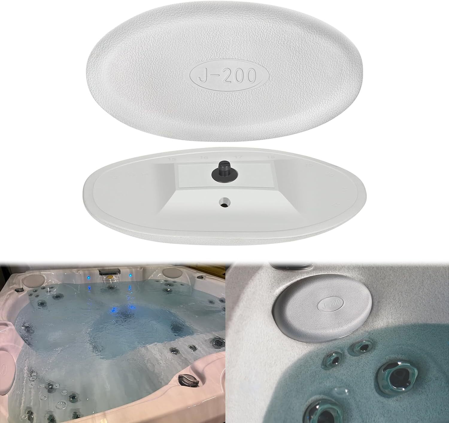 2472-828 6455-457 Spa Pillow For Jacuzzi J-200 Series 2008+ Hot Tub