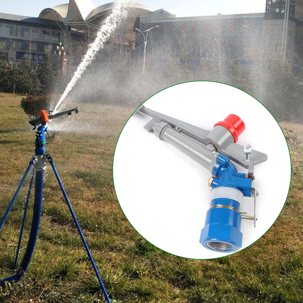 1IN Agriculture Large-Area Irrigation Sprinkler Garden Farm Watering Spray Gun