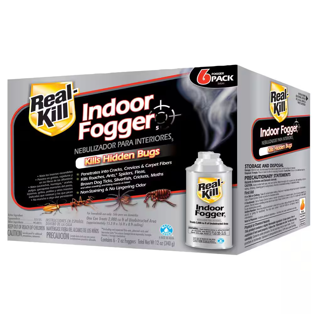 6 Can Fogger Insect Killer Bomb Indoor Bug Roach Spider Flea Tick Bed Kill