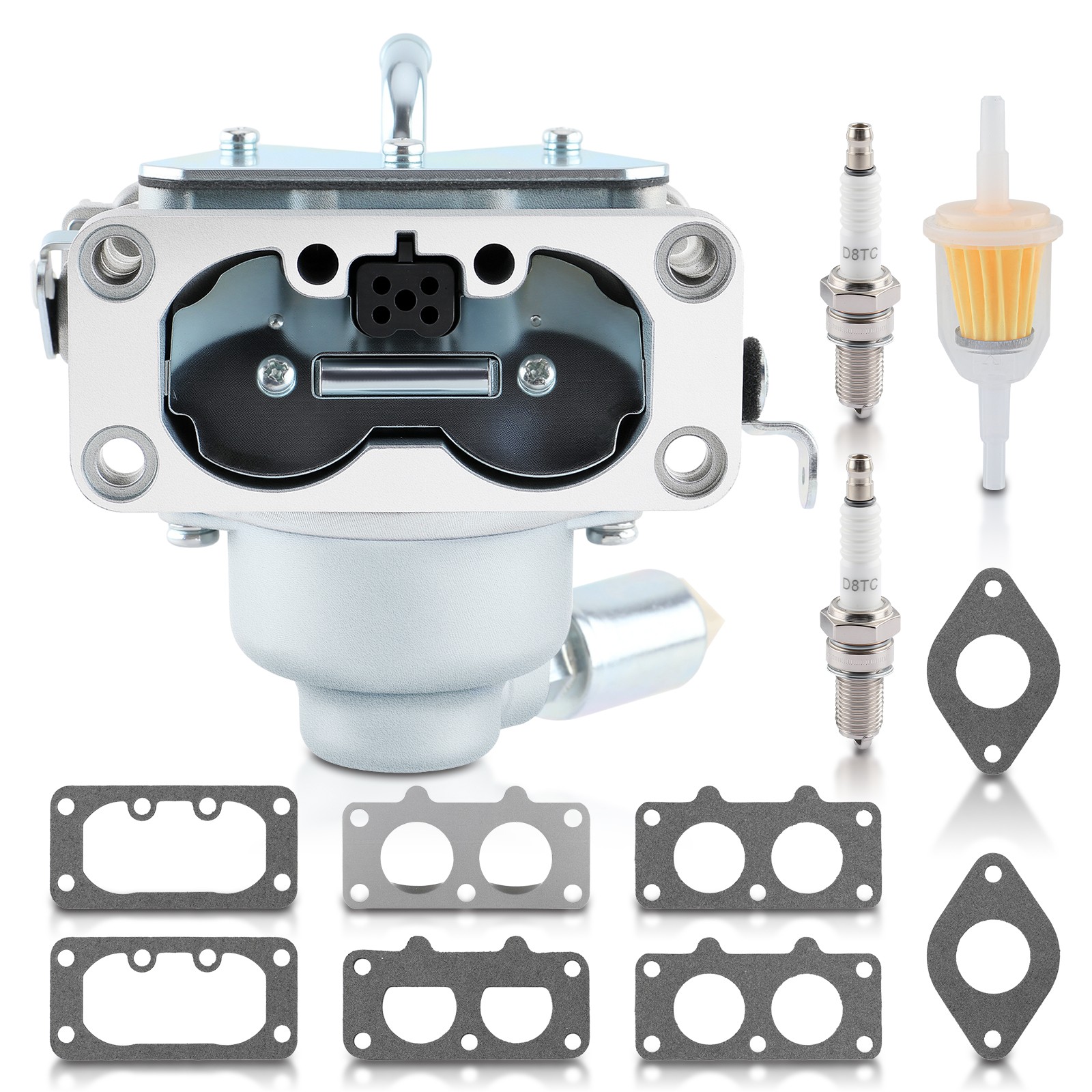 Carburetor For 46″ Husqvarna YTH22V46 960430257 960450045 Tractor w Manual Choke