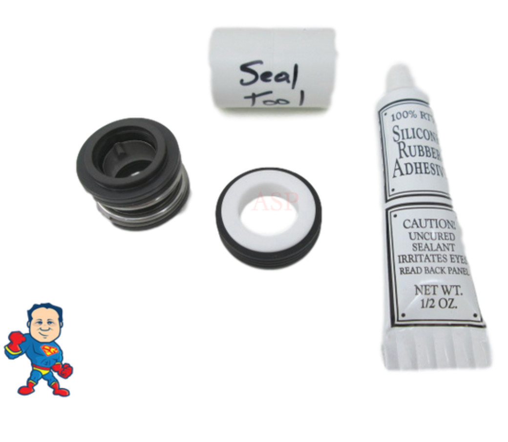 Spa Hot Tub Pump Seal for 1.0HP-2.5HP Pump fits Intertek 2009+ Jacuzzi® Premium