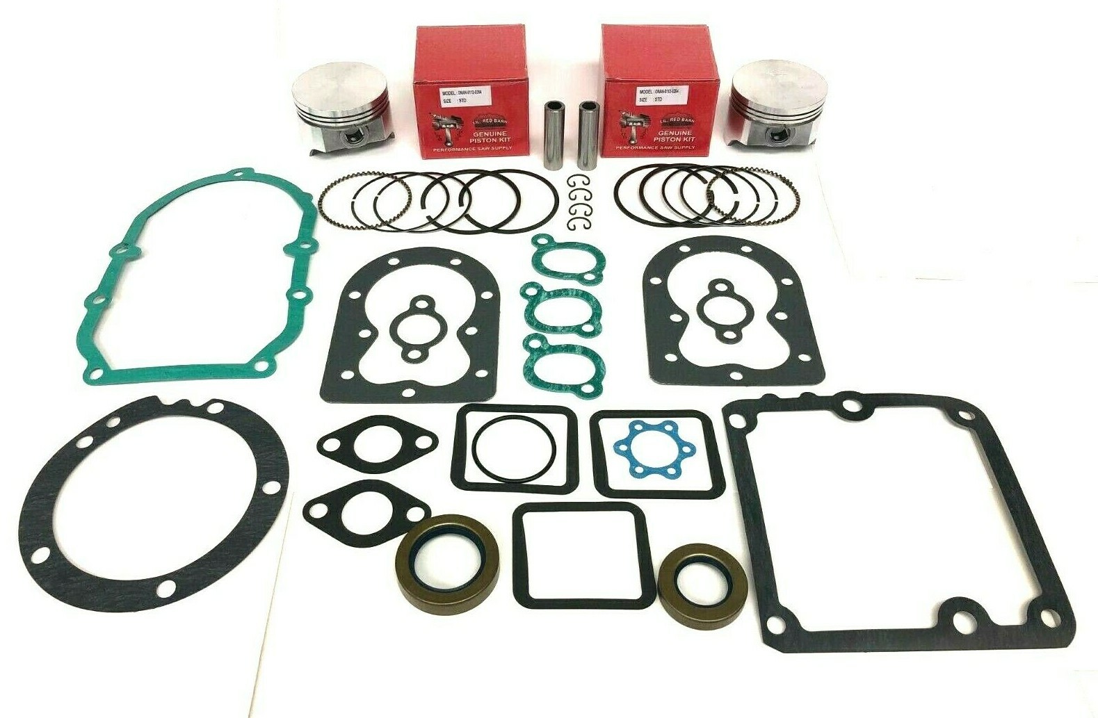 P216 P218 P220 B43 B48 PISTONS, GASKET & SEALS FITS ONAN ENGINES, NEW