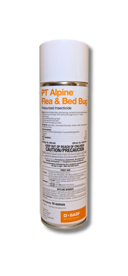 14 oz PT Alpine Flea and Bed Bug w/ IGR Aerosol Insecticide Kill Fleas Bed Bugs