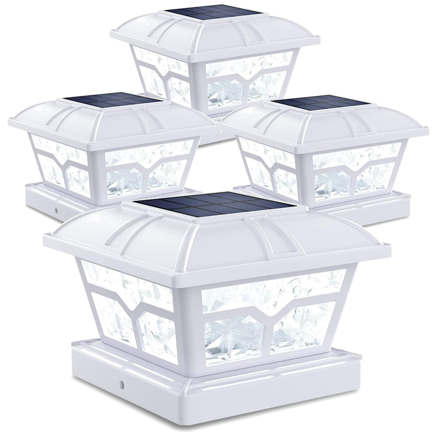 Energy-Efficient Outdoor Solar Lights 4 Pack