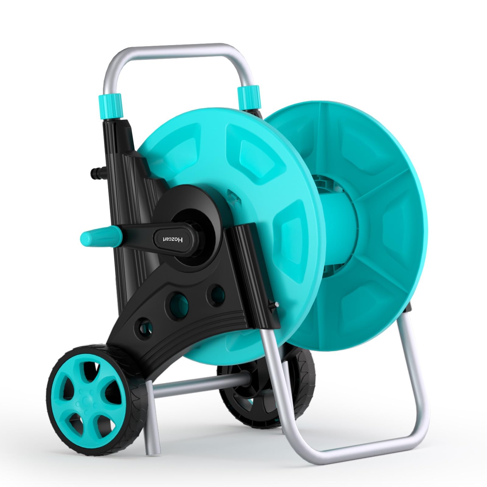 Garden Hose Reel for Outside,Hold Up to 100 ft of 5/8’’ Hose,Portable Hose Re…