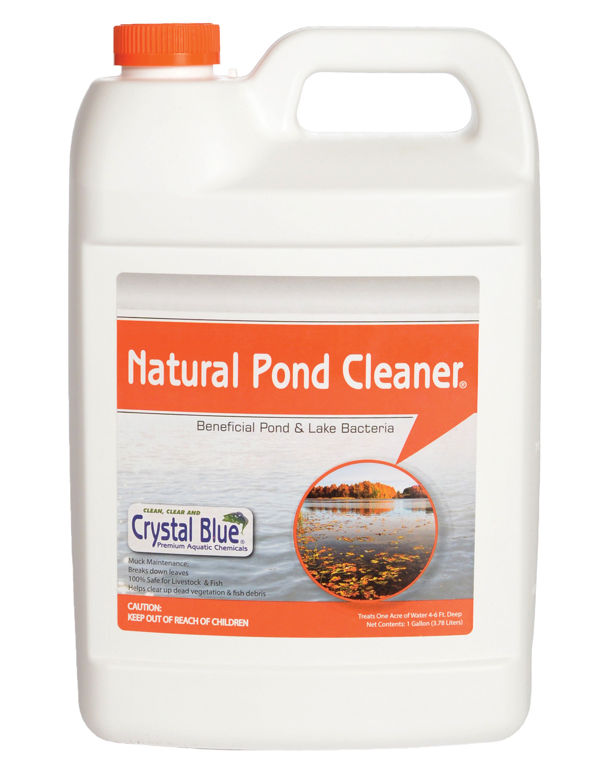 Crystal Blue Natural Pond Cleaner – Muck and Sludge Remover, Safe for Koi – 1