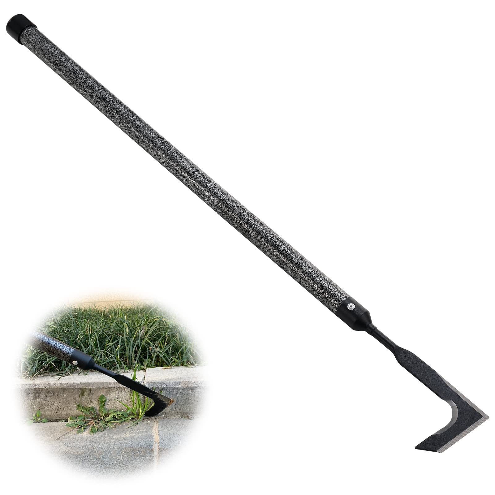 Crack Weeder, 29″ Long Manual Crevice Weeding Tool Weed Puller for Sidewalk Pave