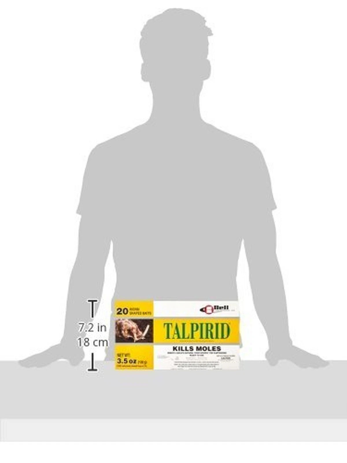 Bell Labs TALPIRID 7150 Bait Worms – 20 Count