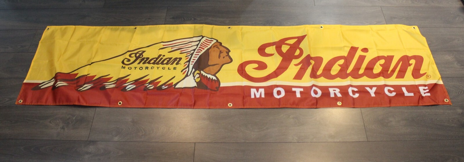 Indian Motorcycles Banner Flag Big 2×8 feet Biker Mechanic Garage Racing