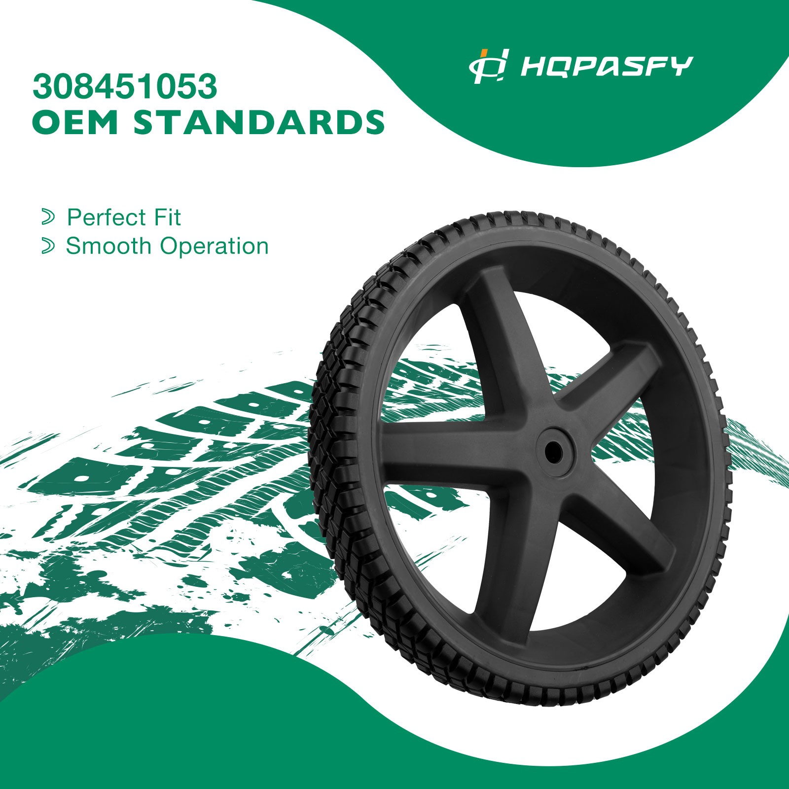 2 Pack 12″ x 1.75″ 1/2-Hub Pressure Washer Wheels For Homelite Ryobi RY80940B