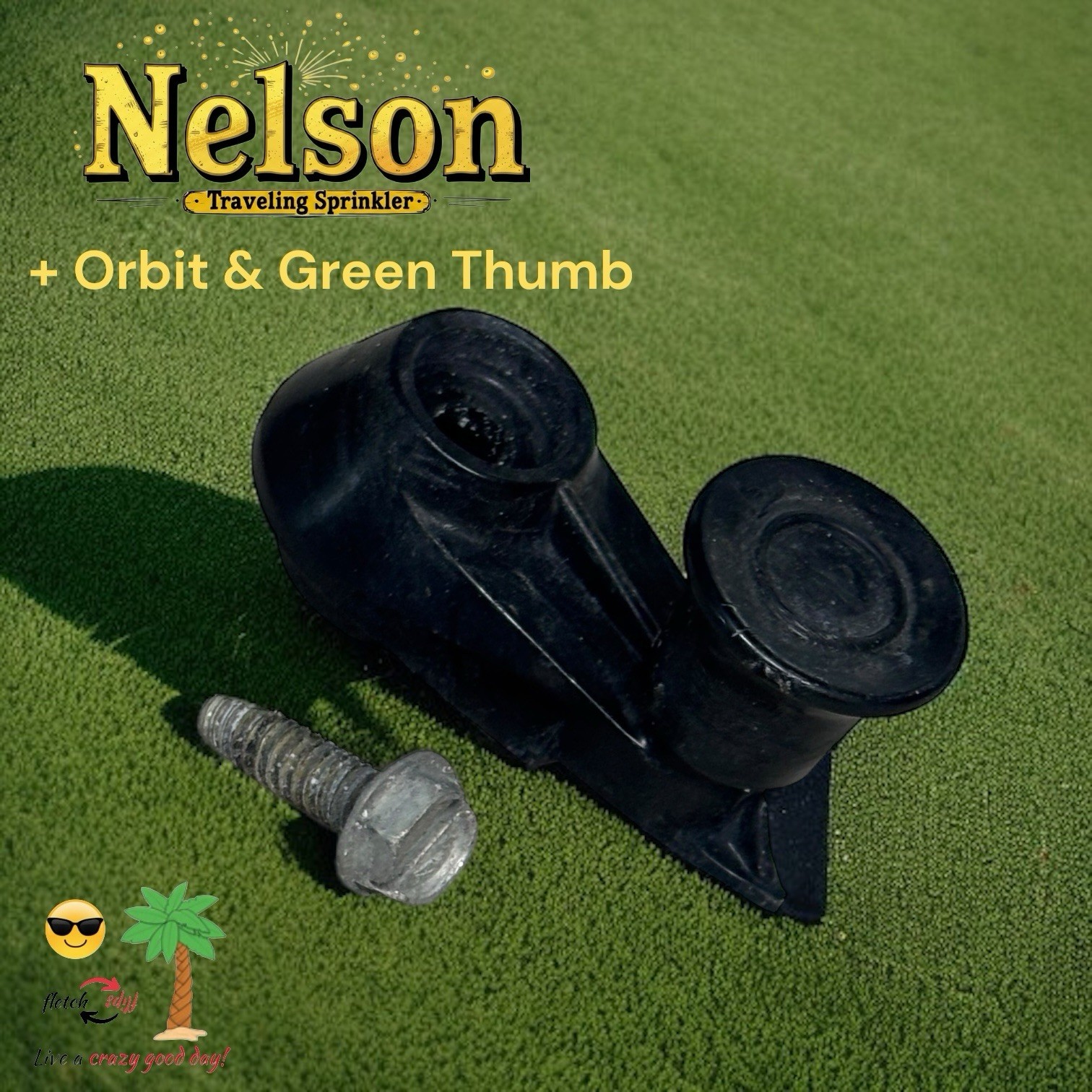 Nelson/Orbit/Green Thumb Traveling Lawn Sprinkler High Low Neutral Control