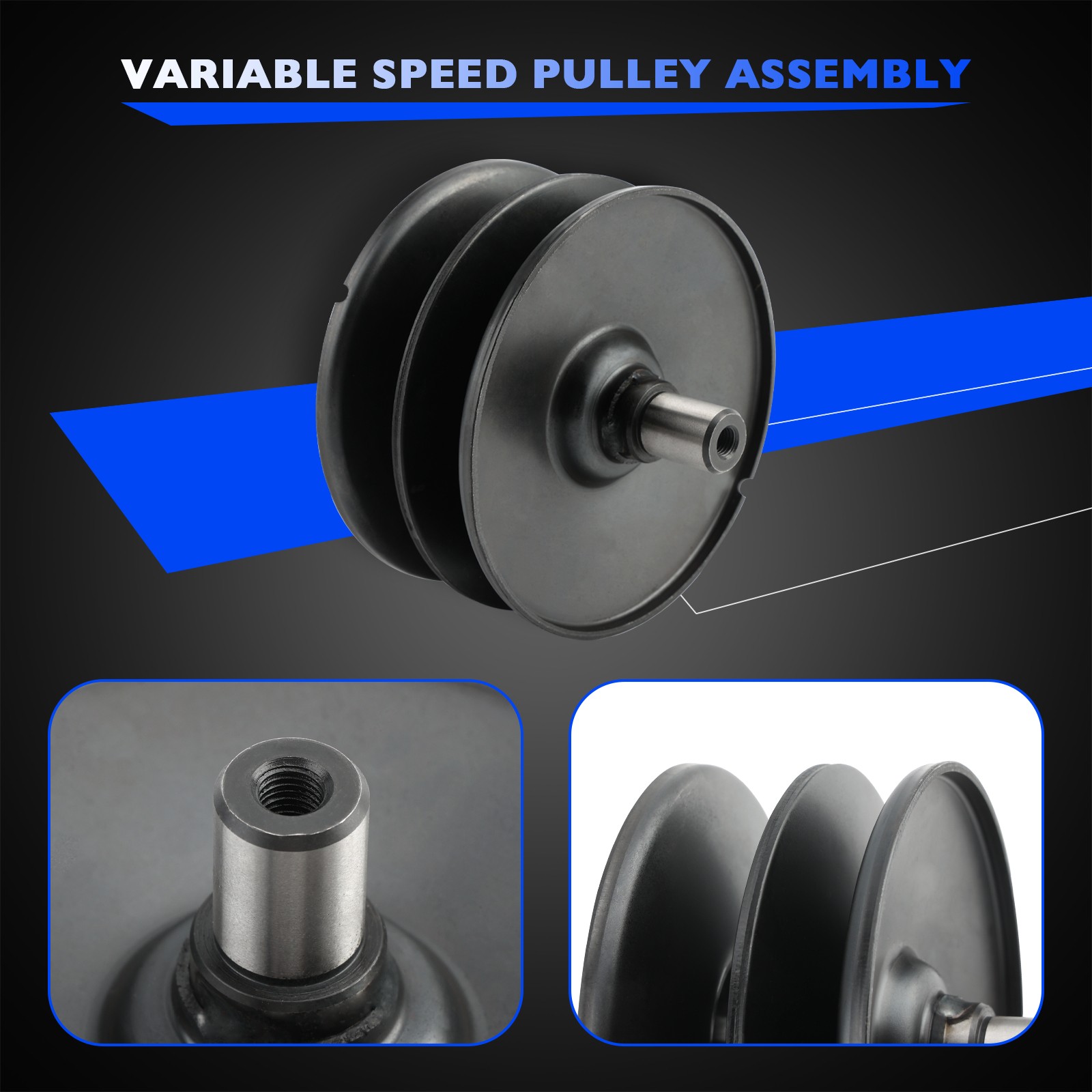 956-04015B Variable Speed Drive Pulley Fit For Troy-Bilt Craftsman MTD Cub Cadet