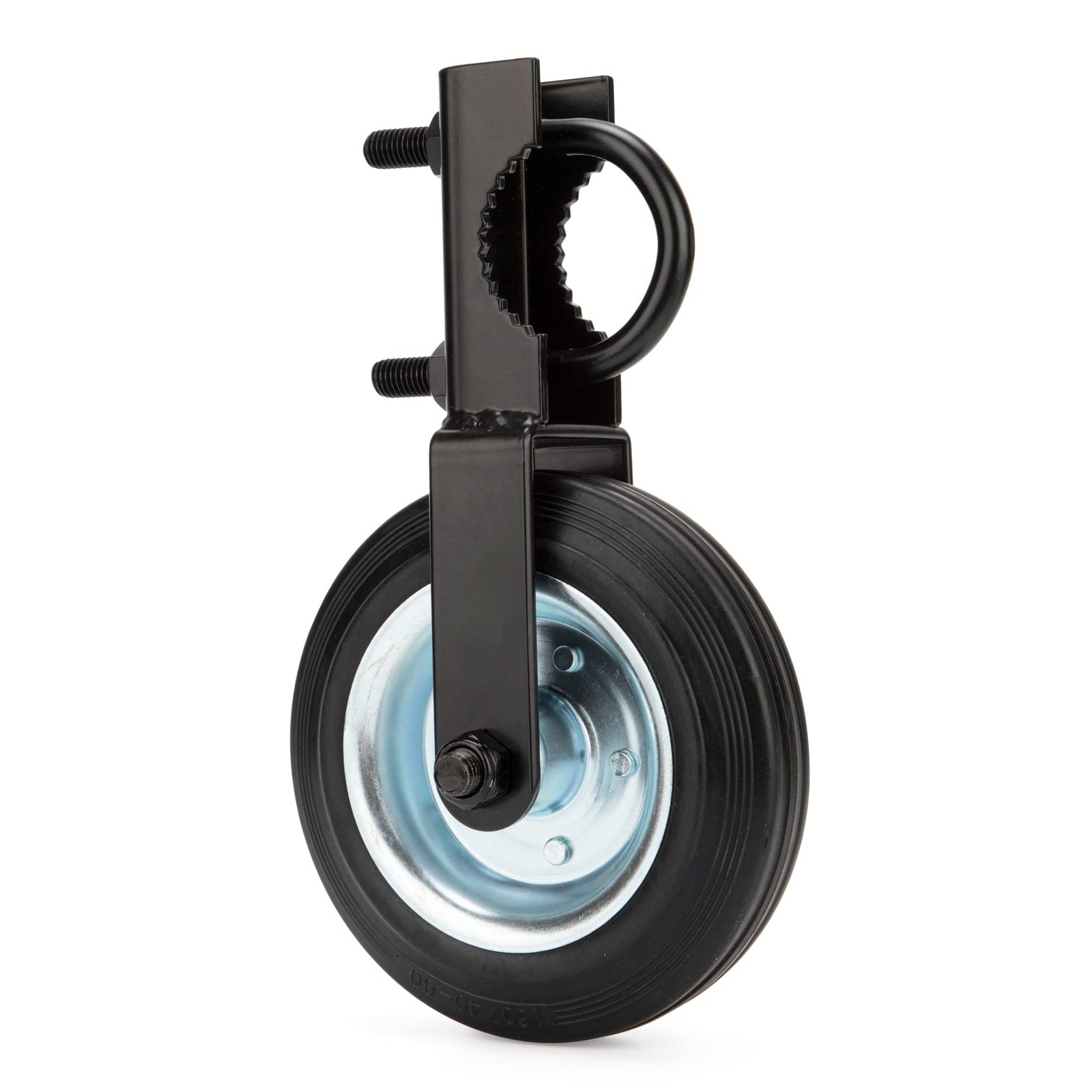 SANKINS Gate Helper Wheel for Supporting Metal Swing Gates with 1 Pack, Black