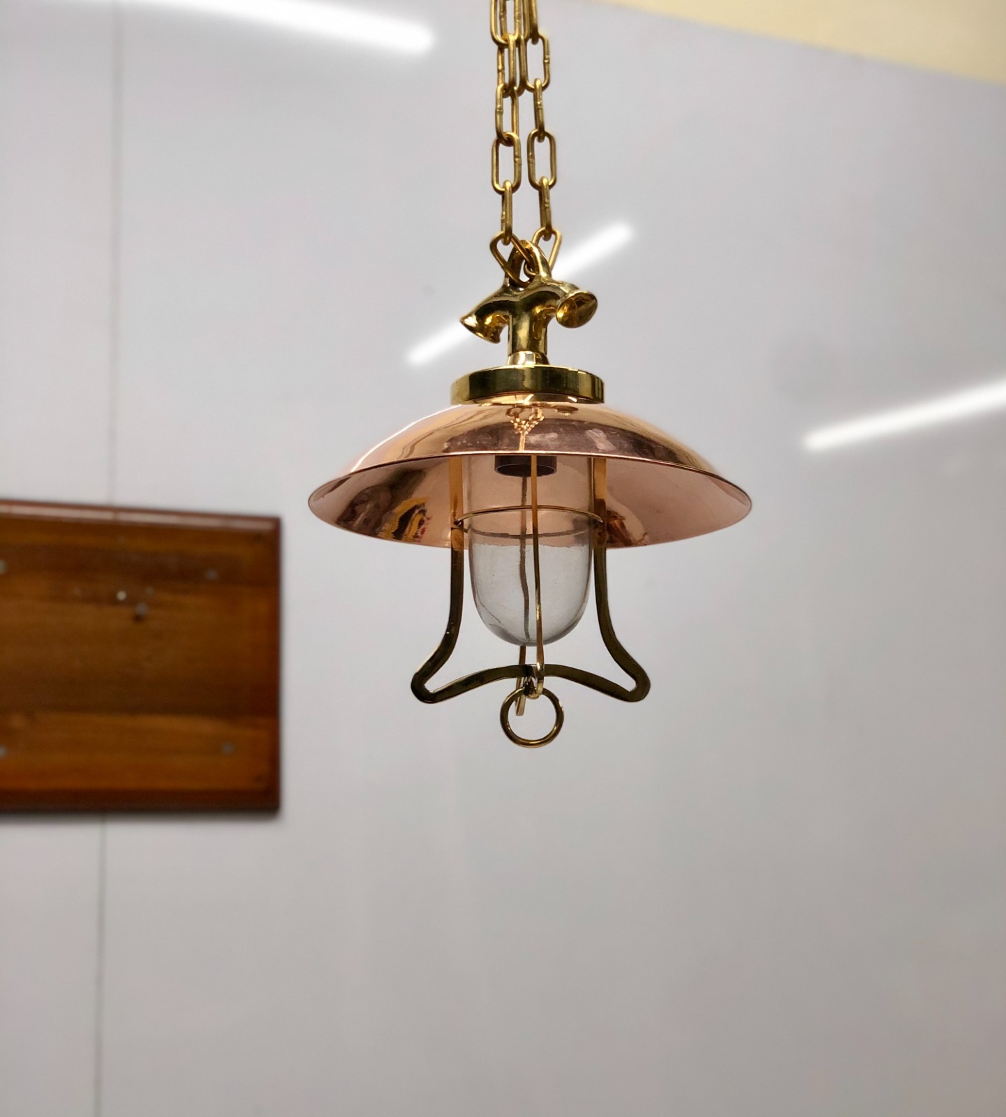 Copper Shade Handcrafted Brass Ceiling Pendant Light – Perfect for Any Room