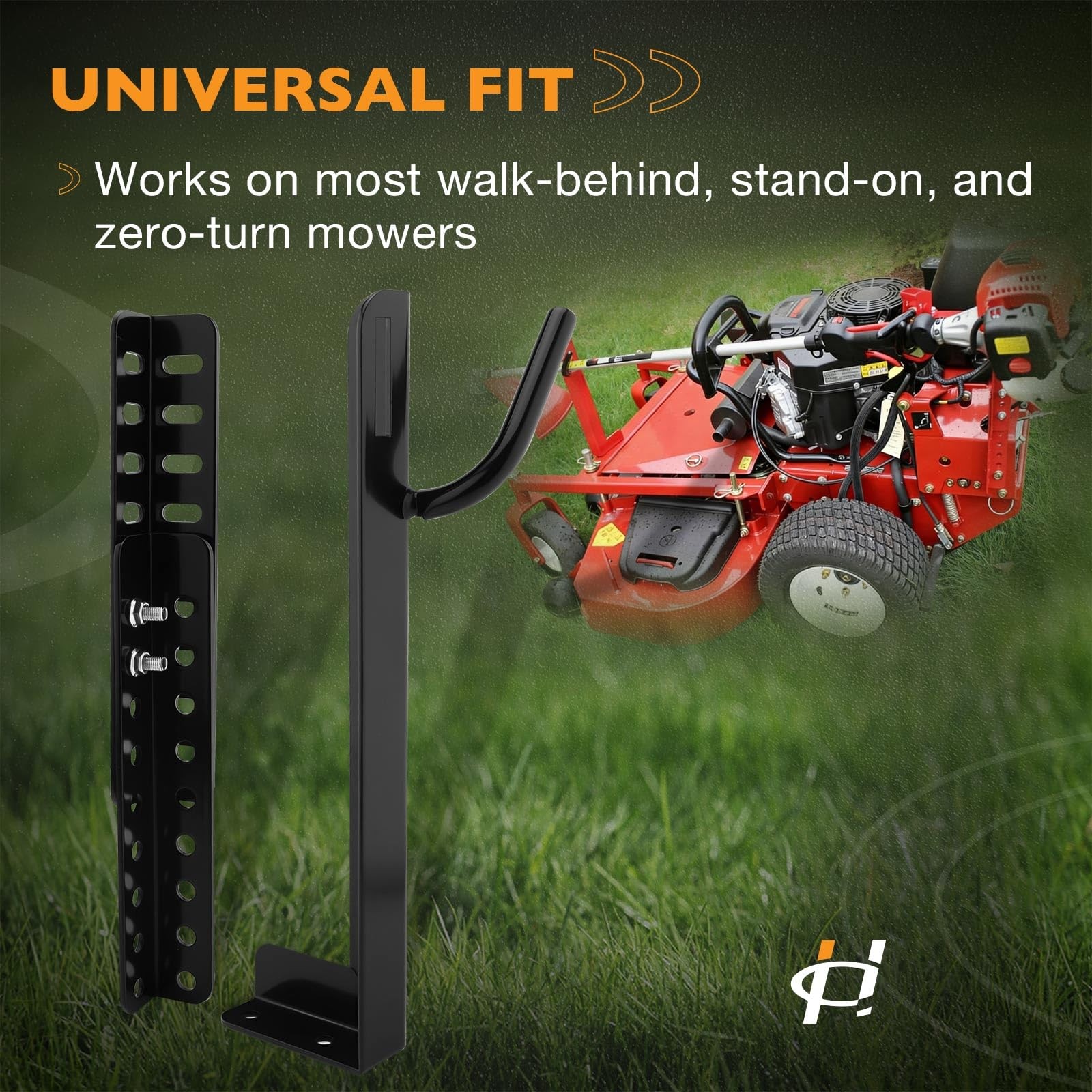 Mower Trimmer Rack for Walk-Behind, Stand-On & ZTR Mowers, Weed Eater Rack wi…