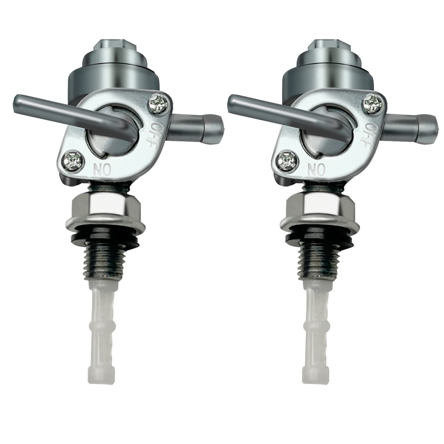 2X Fuel Shut Off Valve Tap Switch. M10x1.25. Petcock For Generator/Dirt Bike/ATV