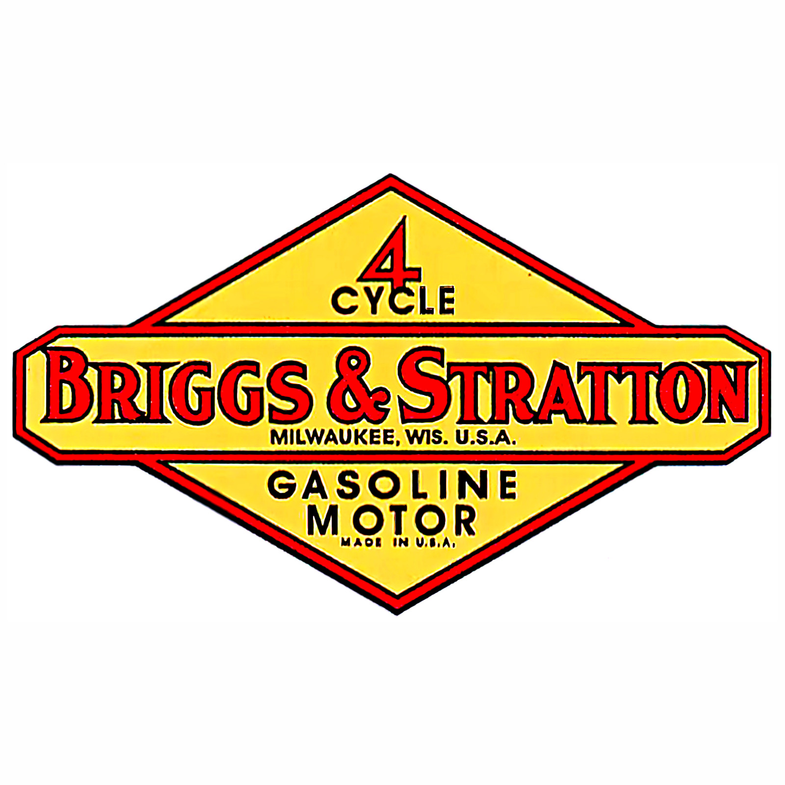Briggs & Stratton Service Parts Decal Engines Power Equipment Sticker Sign