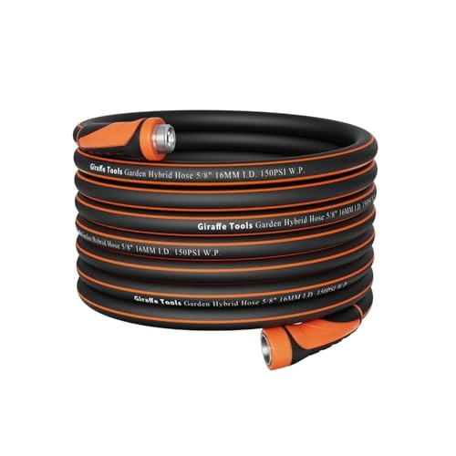 Garden Hose 5/8″, Water Hose Heavy Duty, Flexible, 100FT Male to Female