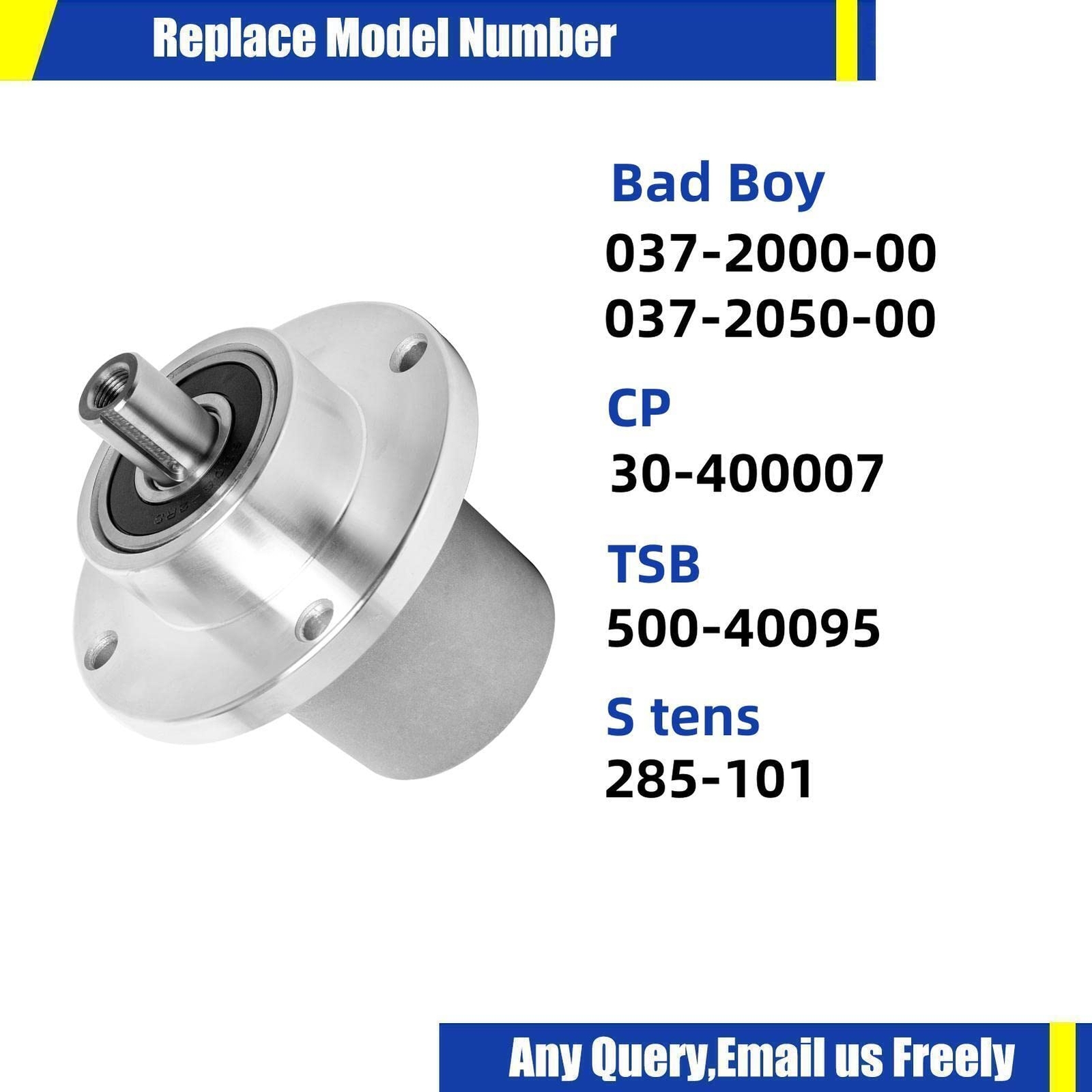 3Spindle Assembly For Bad Boy ZT Avenger 54″ 60″ Deck 2020-2024 037-2000-00