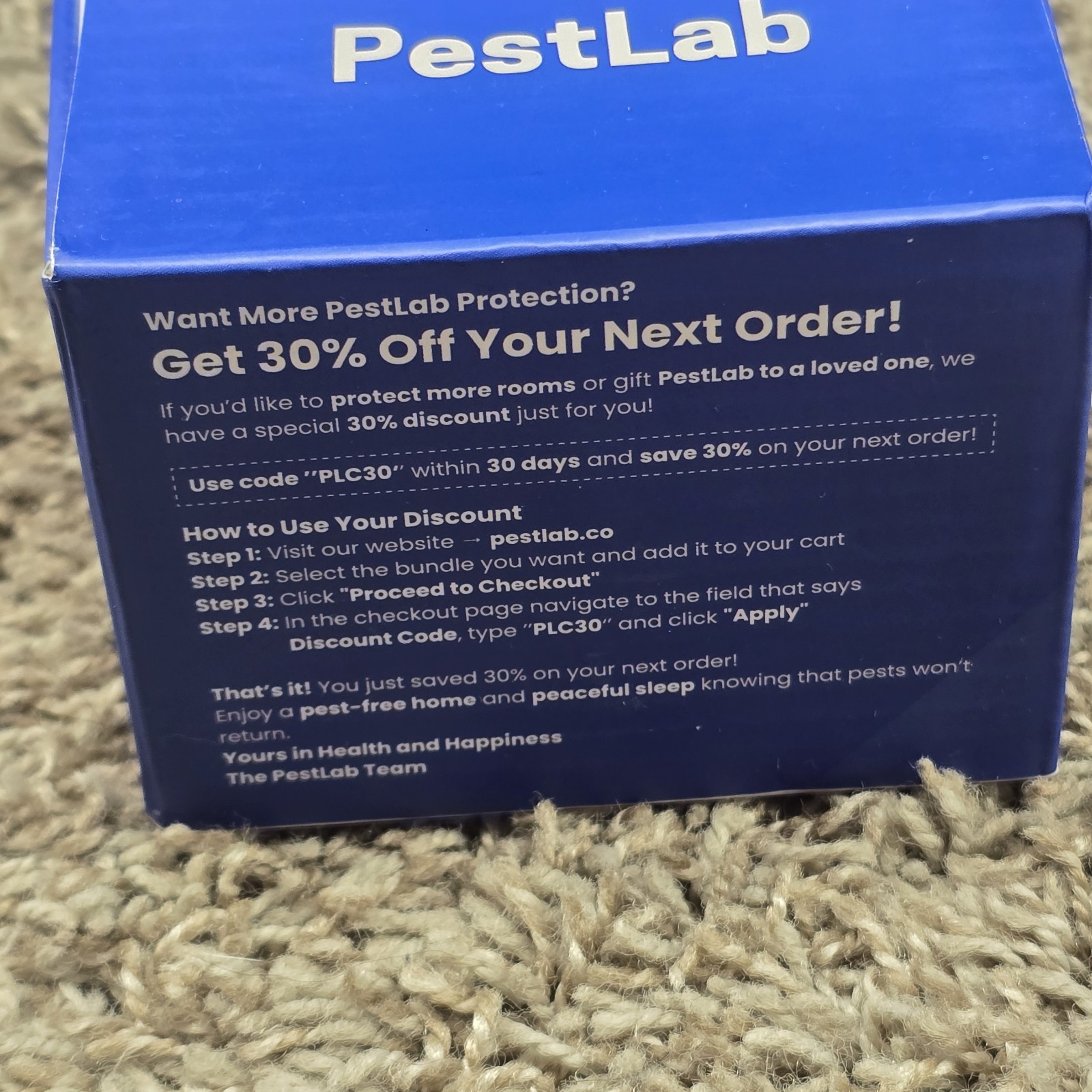 PestLab Ultrasonic Pest Repeller – Indoor Plug In Bug Repellent for 1 Pack
