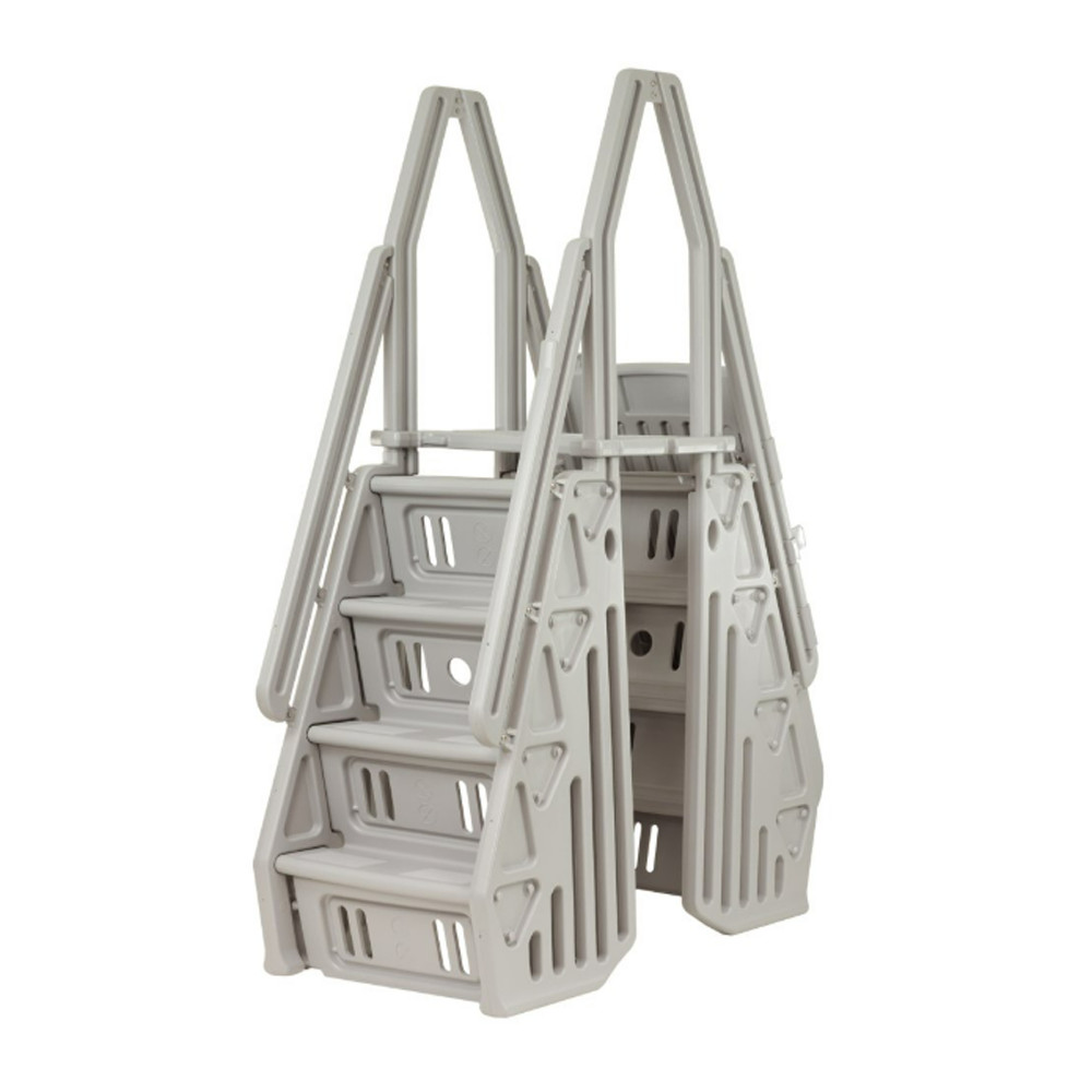 VinylWorks AF-T Above Ground Swimming Pool Step & Ladder Entry System – Taupe