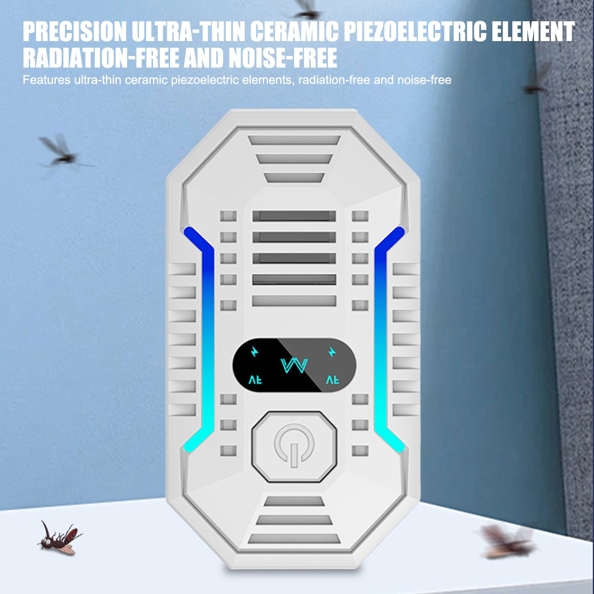 Ultrasonic Plug in Pest Repellent Control Flea Insects Mosquitoes Rats Mice Bugs
