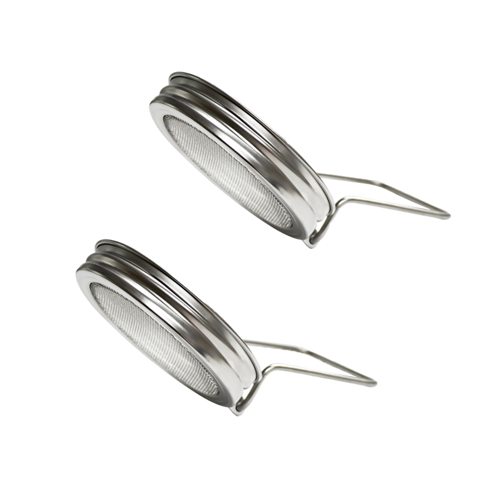 Bean Sprouts Growing Lid, 2 pcs Stainless Steel Sprouting Lids for Mason Jars