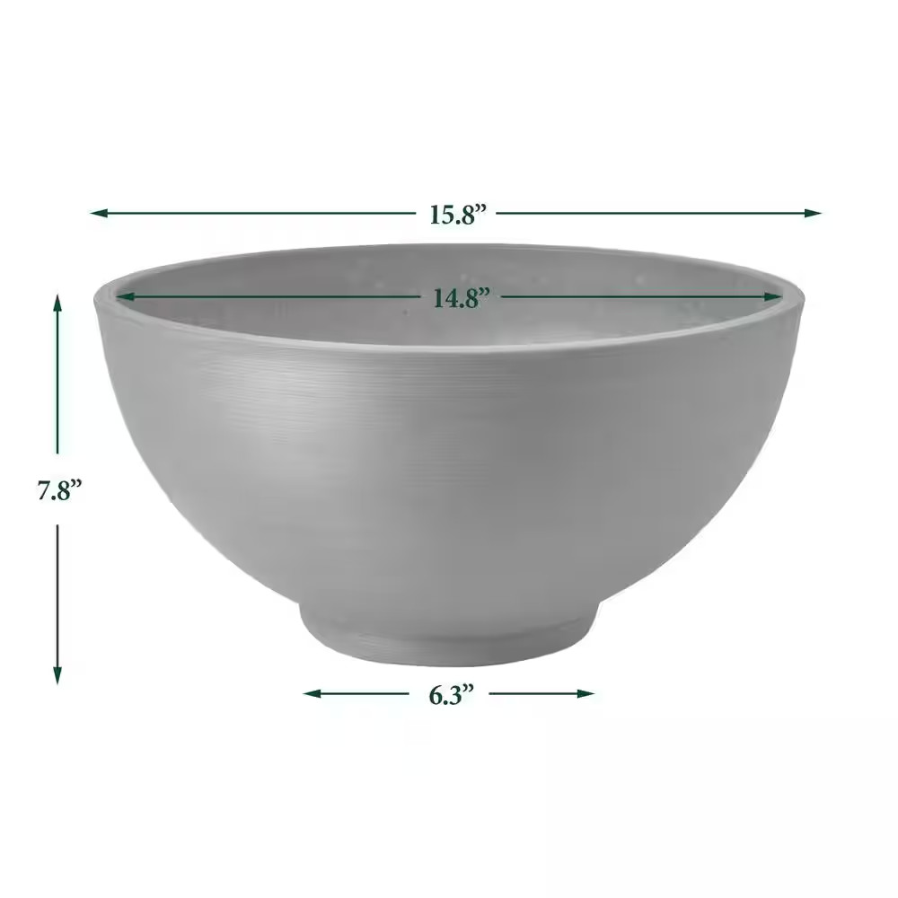 Simplicity Bowl 16 In. X 8 In. Terra Cotta PSW Pot