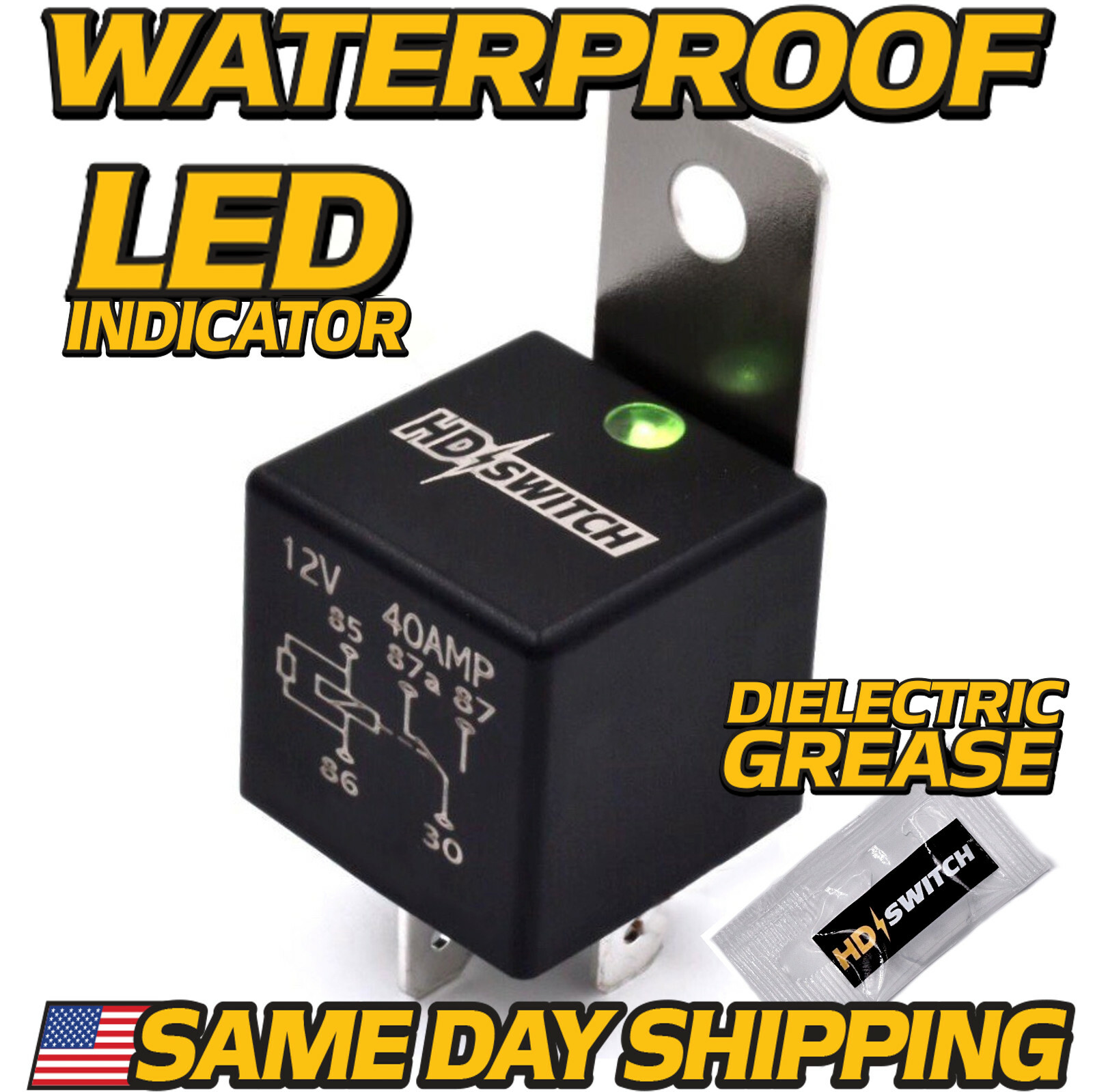 12V Sealed Relay Fits John Deere E100 E110 E120 E130 E140 E150 E160 E170 E180
