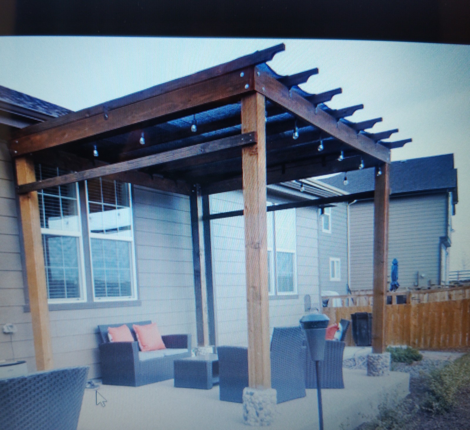 10′ X 10′ PERGOLA – OUTDOOR PATIO COVER – DIY FULL BUILDING PLAN – PLAN ONLY