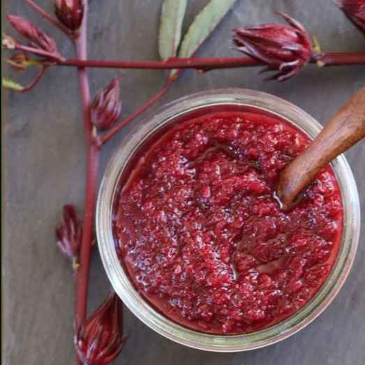 Red Hibiscus Roselle Seeds | Sabdariffa Sour Leaf Sorrel Chin Baung Jamaican
