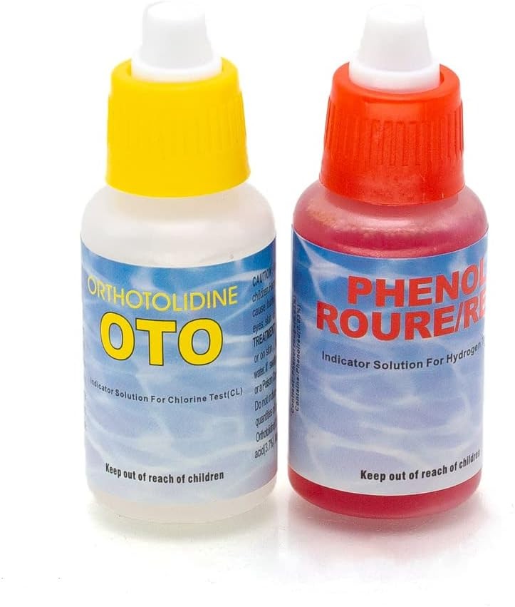 Swimming Pool Spa Water Chemical Test Kit for Chlorine and Ph Test (Refill Only)