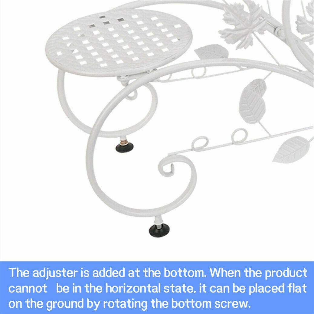 Set Of 2 DIY Matching Plant Stand Entryway Garden Wedding Flower Shelf Rack Deco