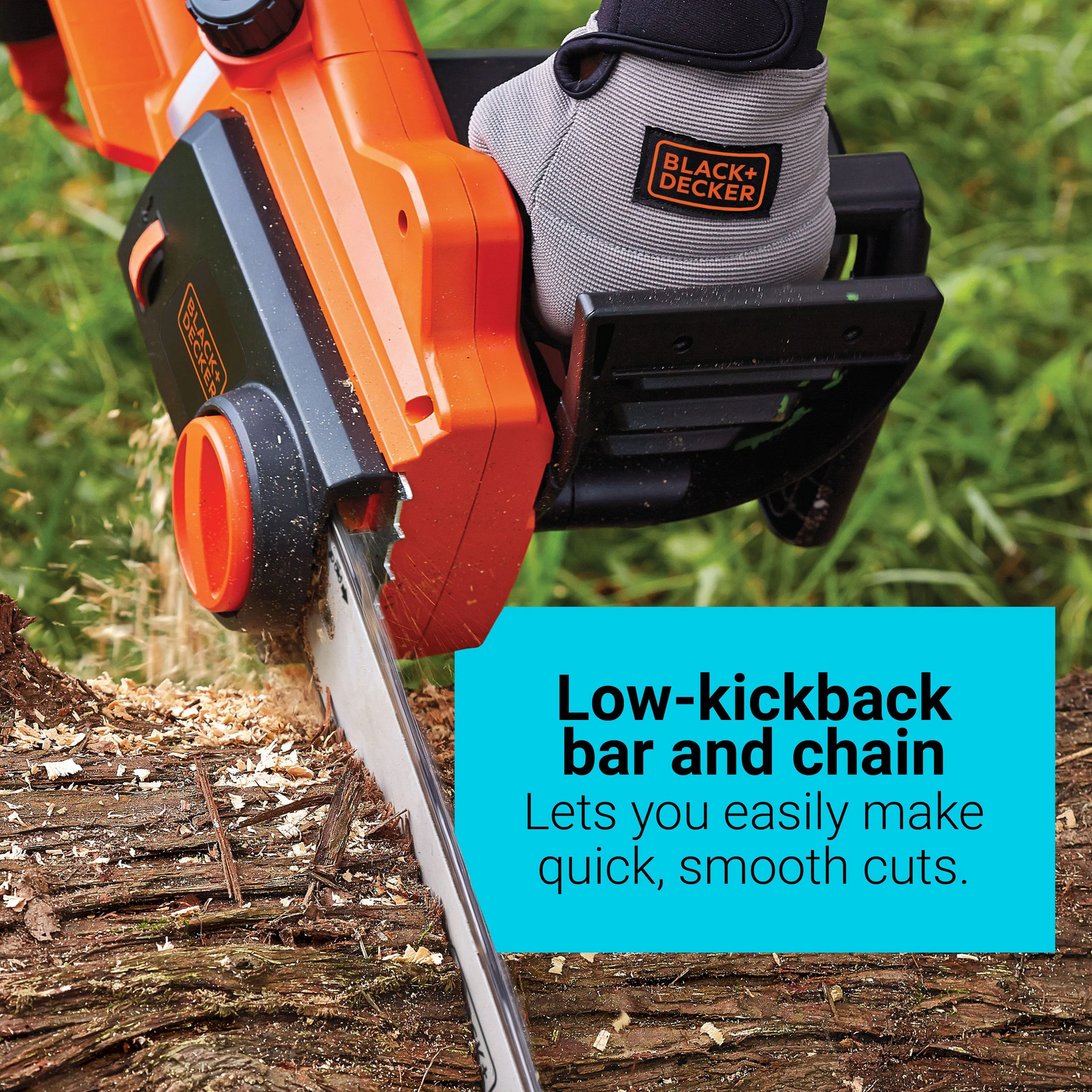 BLACK+DECKER 12 Amp 16 In. Chainsaw – CS1216