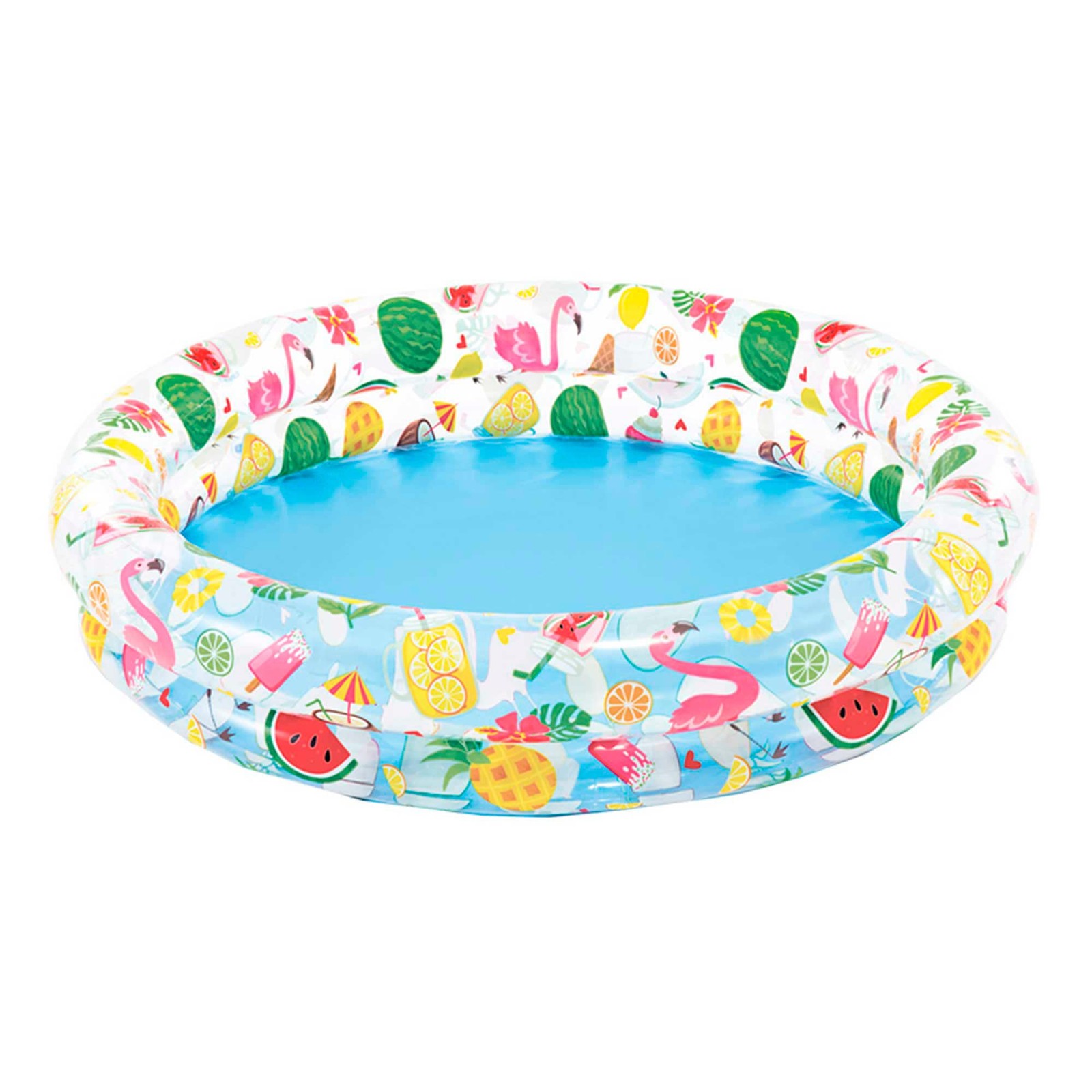 Intex Inflatable Stars Kiddie 2 Ring Circles Swimming Pool (48″ 1-Pack, Beige