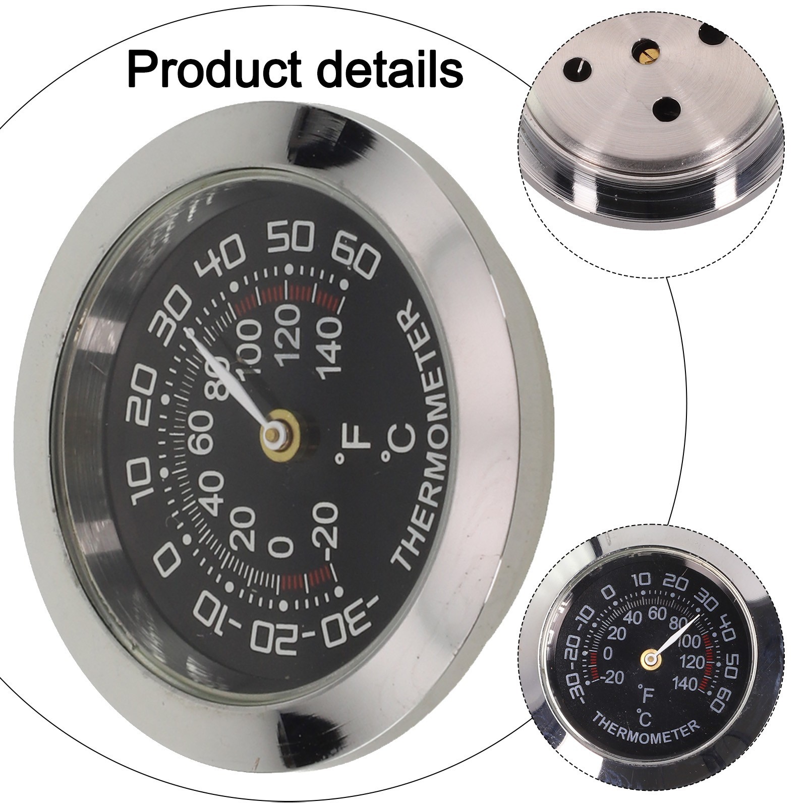 Hygrometer Blue Monitor Hygrometer Humidity Temperature Thermometer Small Analog