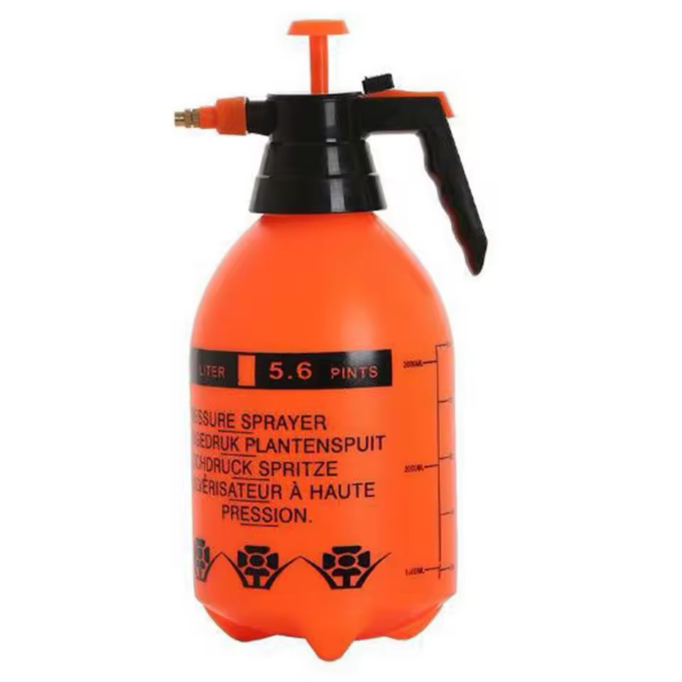 2L Garden Hand Pump Sprayer Portable Pressure Spray Bottle Water Weed Chemicale