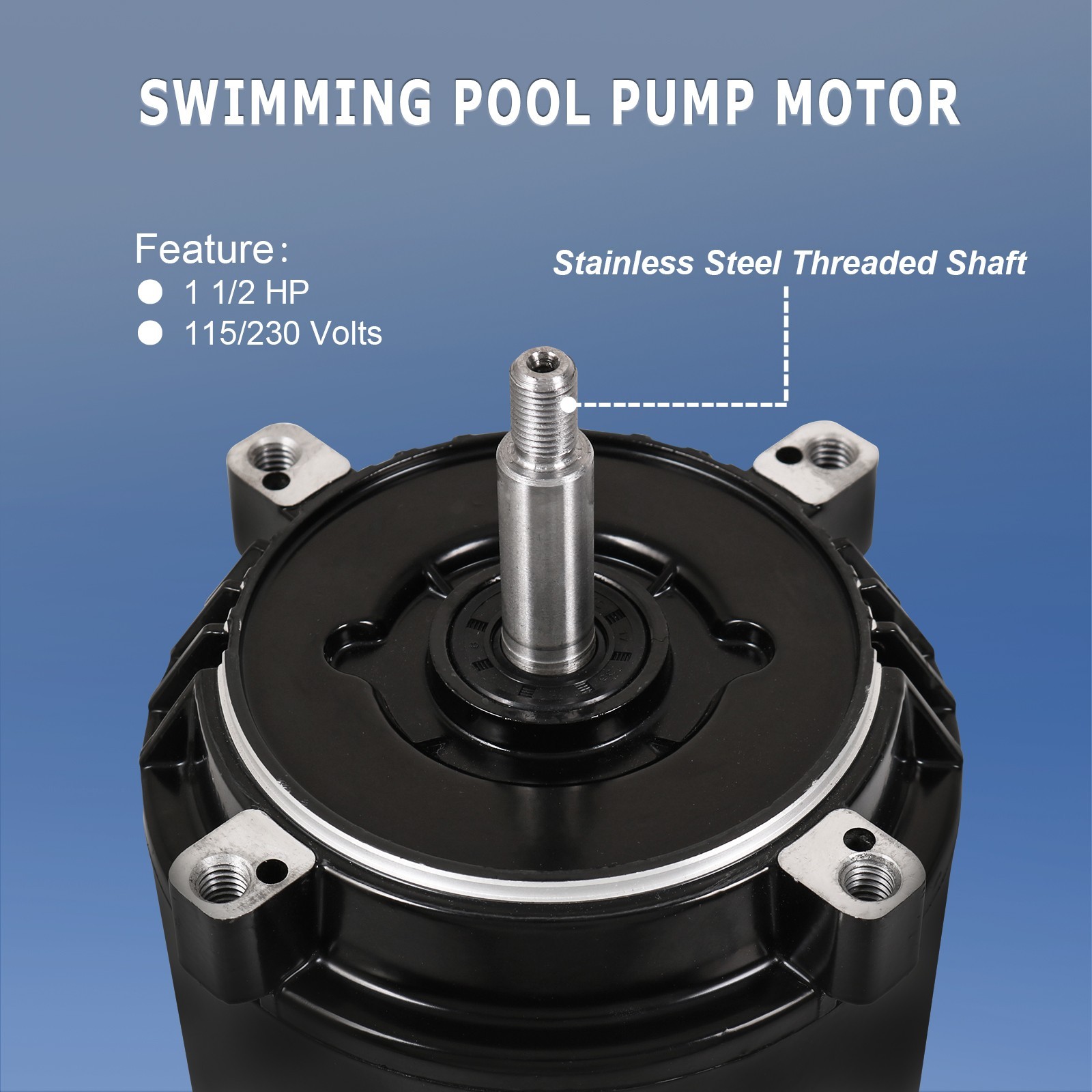 Hayward pool Pump 1.5 HP Pool Pump Replacement Century Motor For UST1152