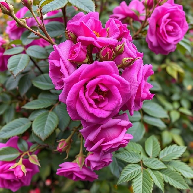 20pcs Purple Climbing Rose Seeds – Rare Non-GMO Heirloom Variety for Your Garden