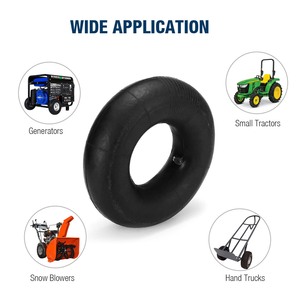 2x Heavy Duty 4.10 / 3.50-4 Inner Tube TR87 Valve 4.10-4 11X4.00-4 3.50-4 Tires